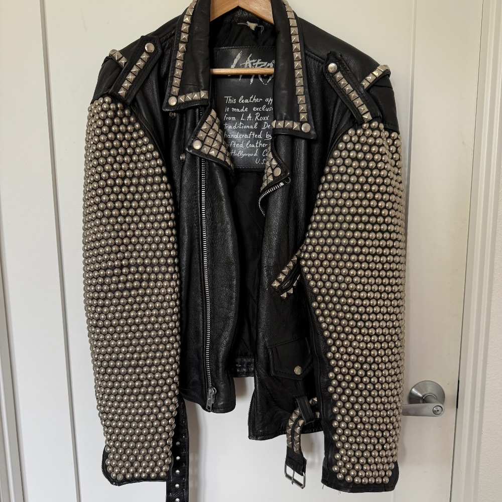 La Roxx Vintage Leather Moto Jacket